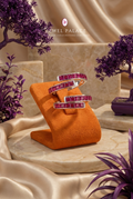 Ragini – Channel-Set Ruby Toe Rings