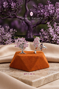 Kalpavriksha Pink Blossom Studs