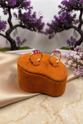 Ahilya – Ruby Baguette Toe Rings