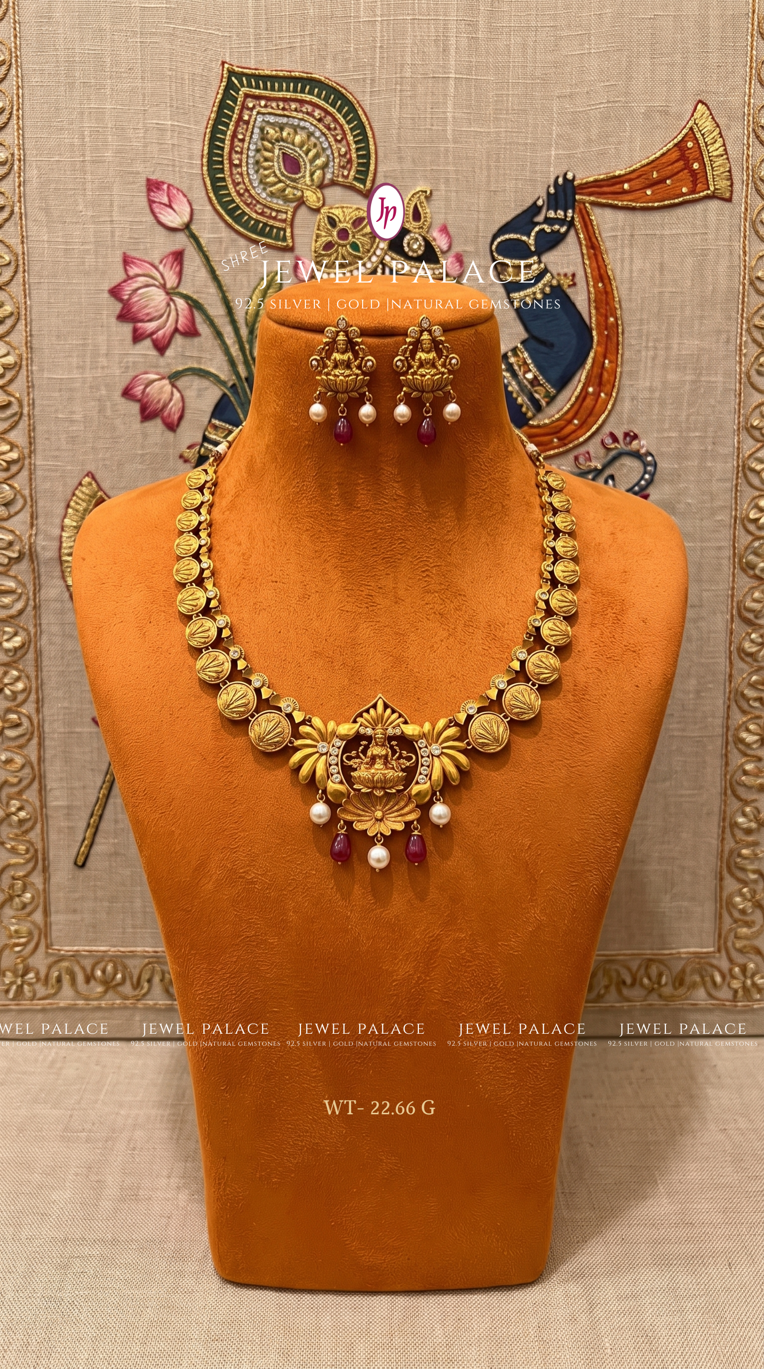 The Pearl Lotus Pendant Set