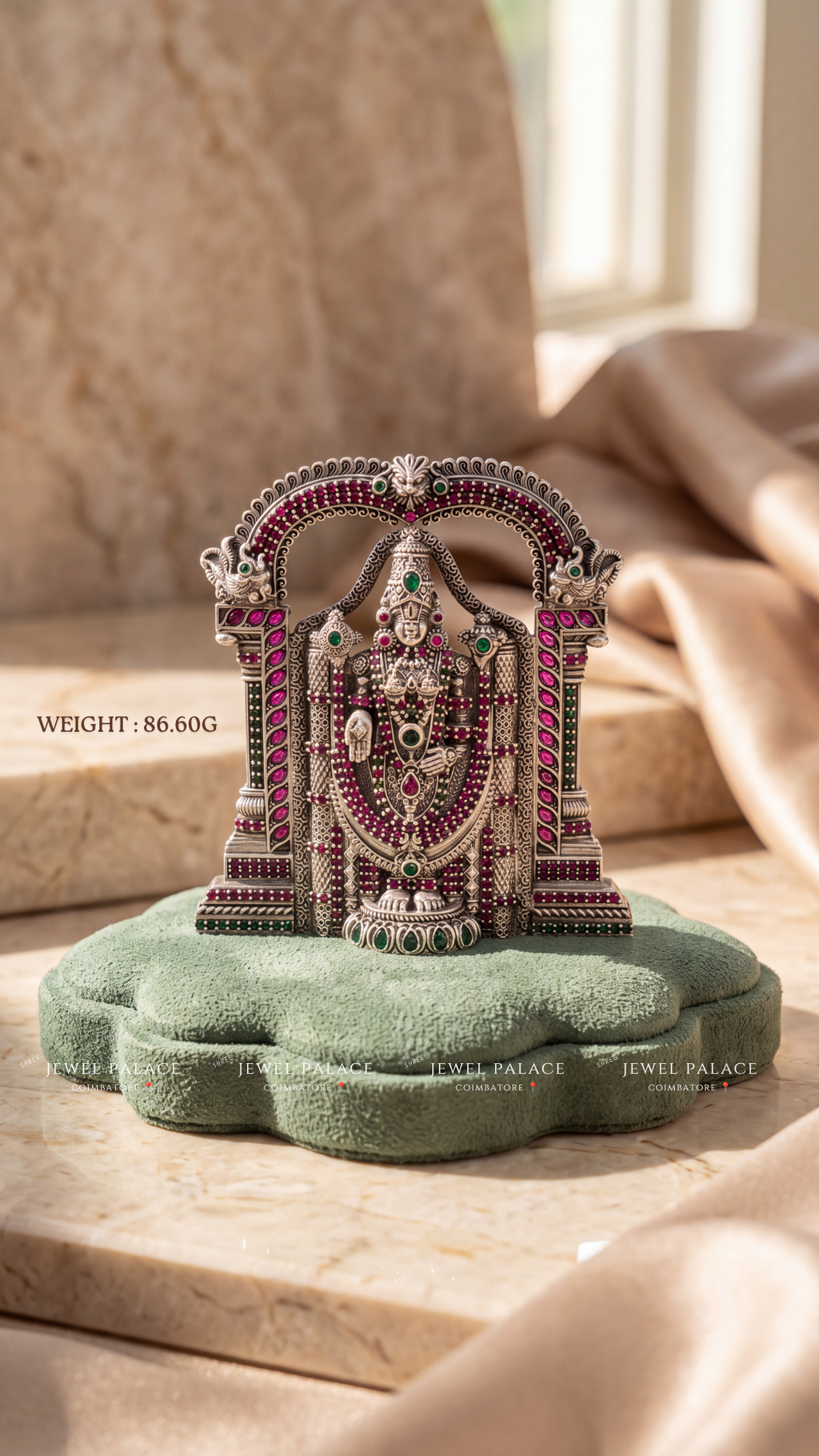 Lord Balaji in Temple Prabhavali