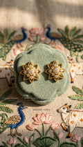 Padmini – Grand Lotus Cluster Studs