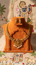 Vinayaka Lakshmi Pearl Drop Set