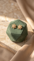 Sooryakanthi – Sunflower Cluster Studs
