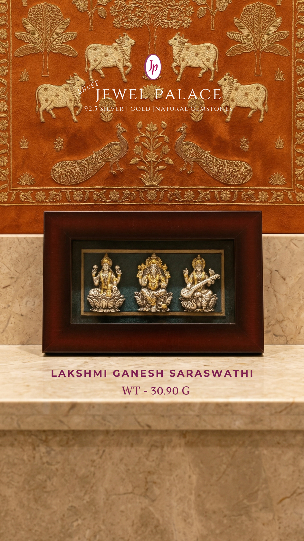 The Emerald-Backed Lakshmi Ganesh Saraswathi Rajat Virasat