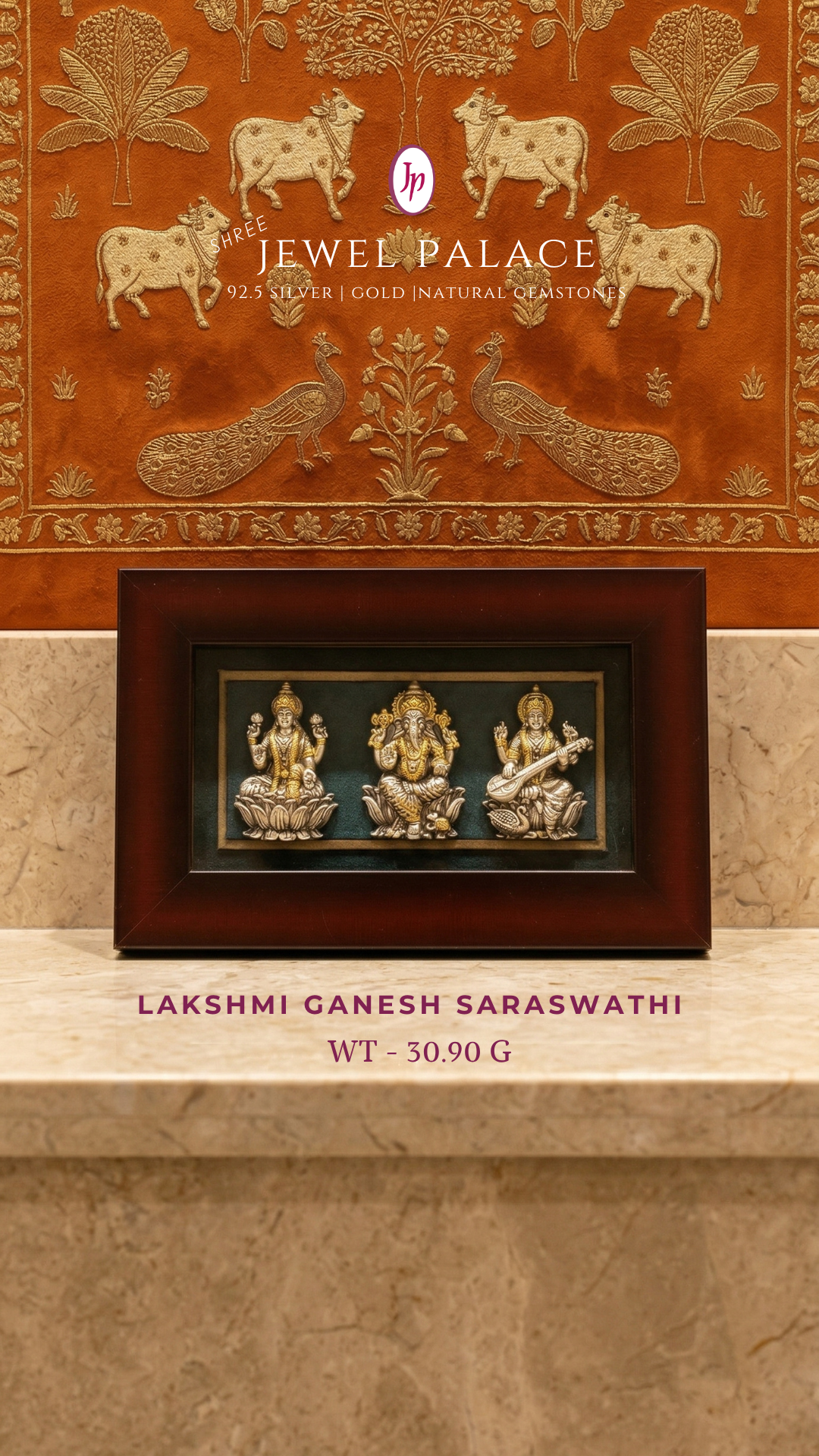 The Emerald-Backed Lakshmi Ganesh Saraswathi Rajat Virasat