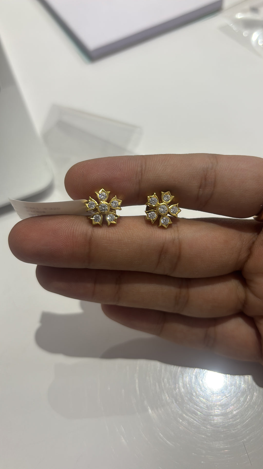 Mullai – Jasmine Bloom Studs