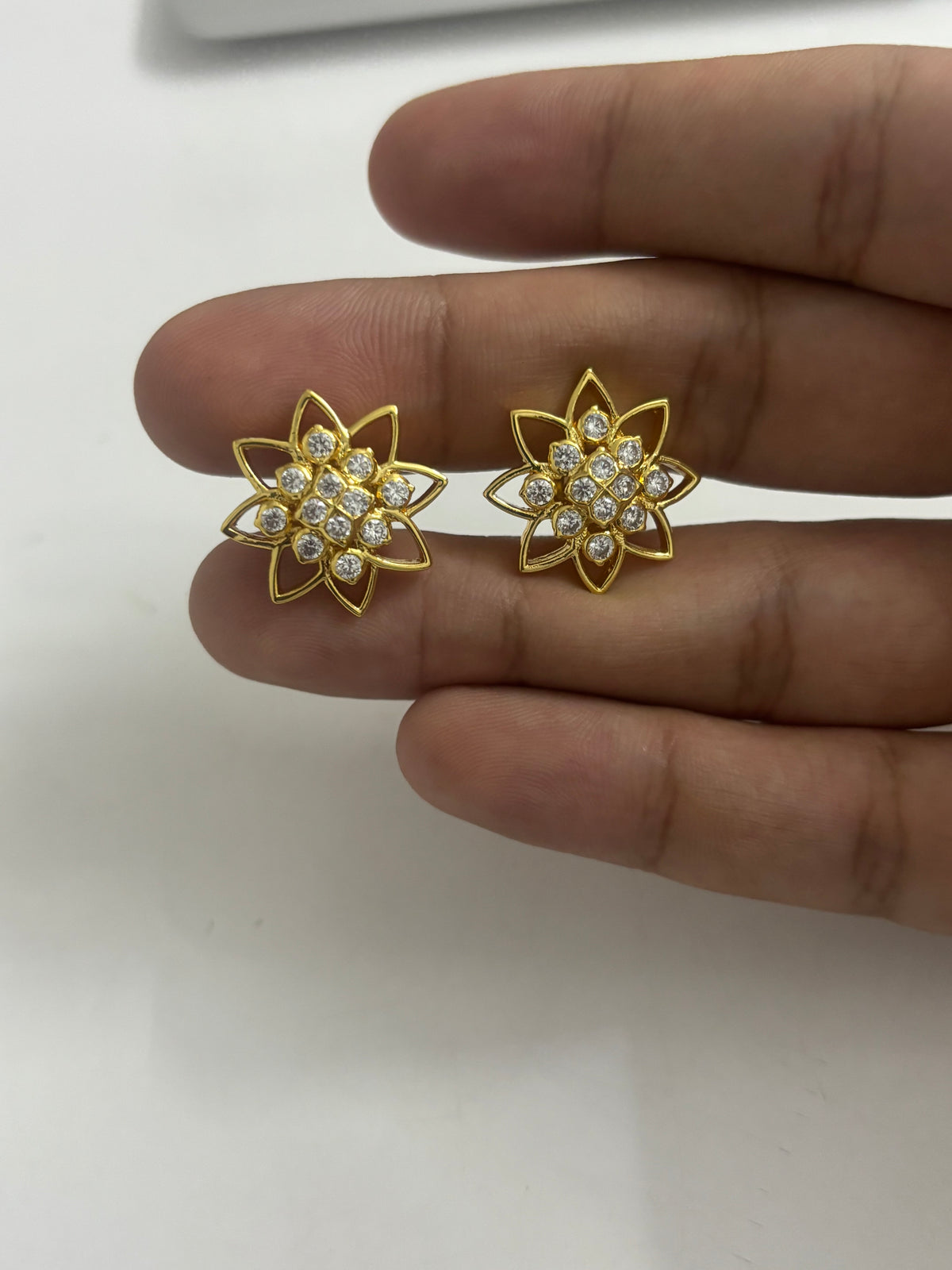Padmini – Grand Lotus Cluster Studs