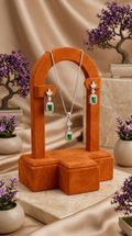 EMERALD PENDANT SET