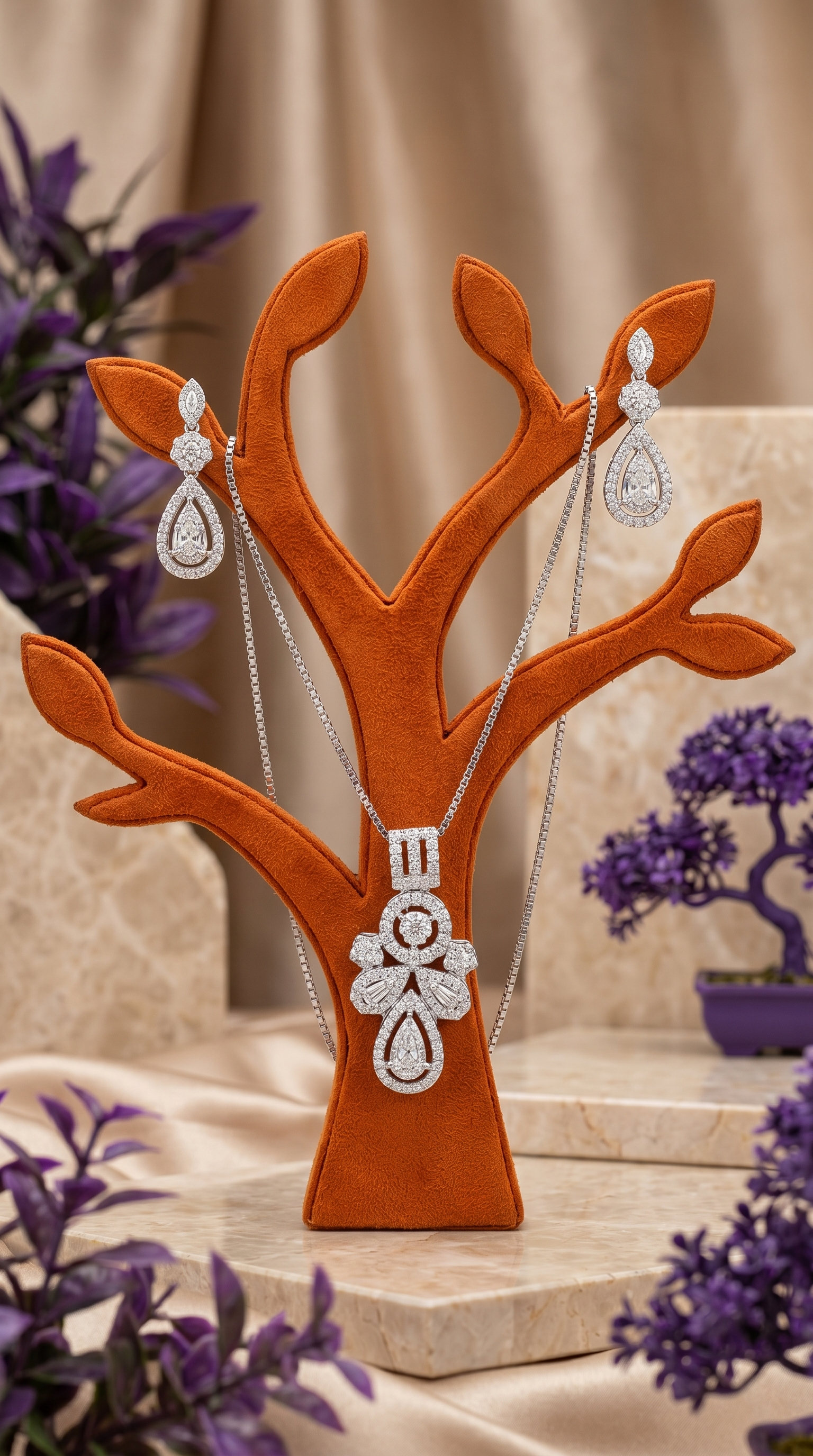 Teardrop Chandelier Set